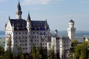 Neuschwanstein castle from waterfall bridge1/500 sec at f / 11