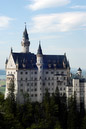 Neuschwanstein castle from waterfall bridge1/350 sec at f / 9.5
