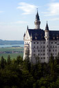 Neuschwanstein castle from waterfall bridge1/320 sec at f / 9.5