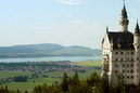 Neuschwanstein castle from waterfall bridge1/500 sec at f / 11