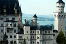 Neuschwanstein castle from waterfall bridge1/1000 sec at f / 8.0