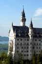 Neuschwanstein castle from waterfall bridge1/350 sec at f / 9.5